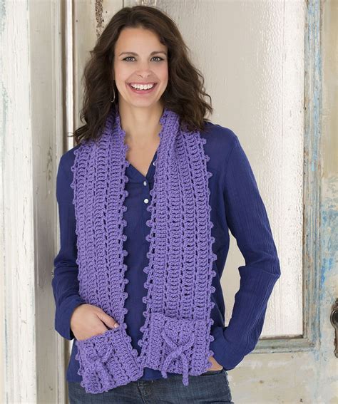 Crochet Pocket Scarf