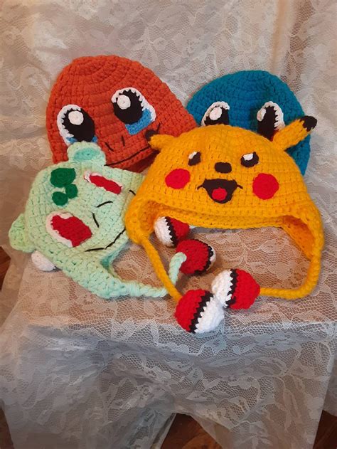 Crochet Pokemon Hats