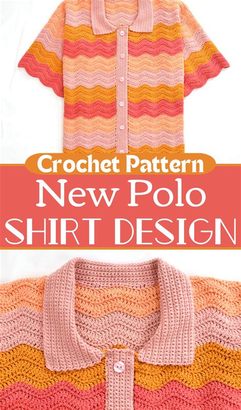 Crochet Polo Shirt