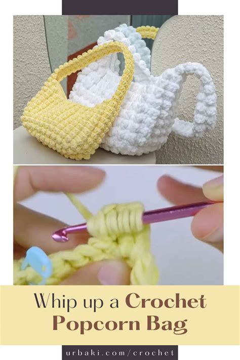 Crochet Popcorn Bag
