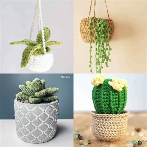 Crochet Pot Plant