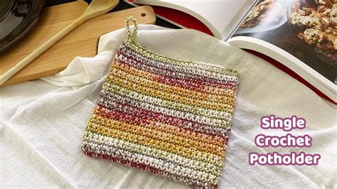 Crochet Potholder Tutorial