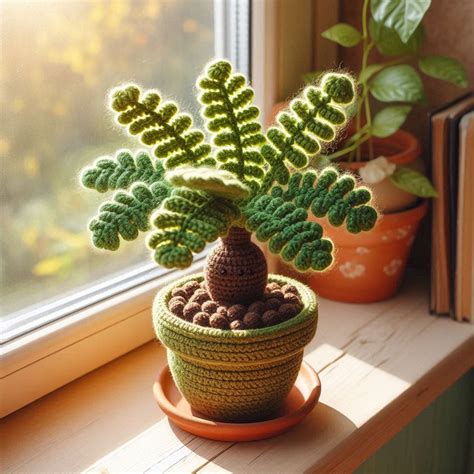 Crochet Potted Plant