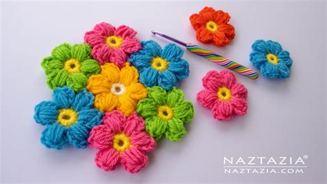 Crochet Puff Flower
