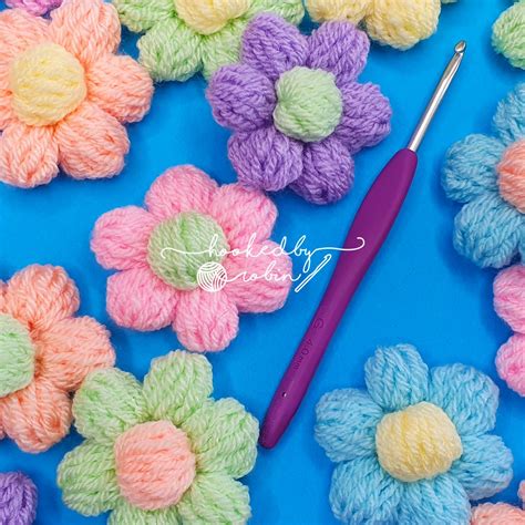 Crochet Puffy Flower