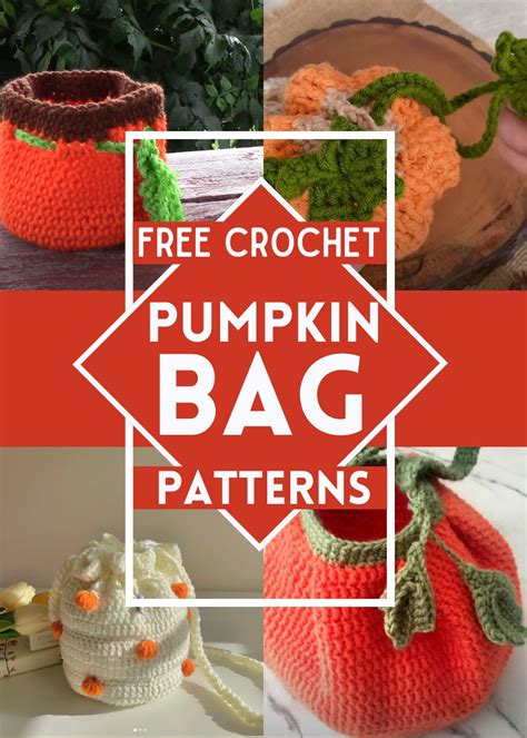 Crochet Pumpkin Bag