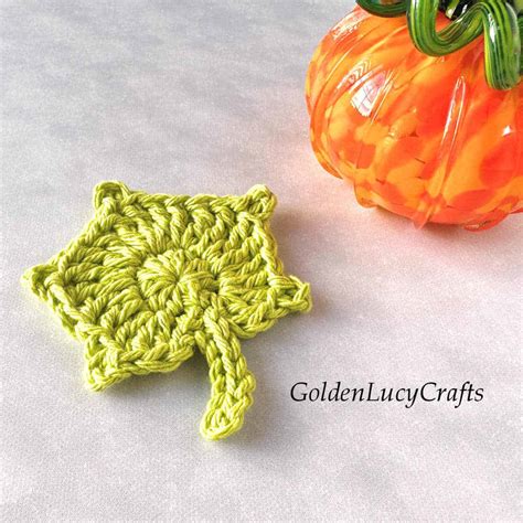 Crochet Pumpkin Leaf