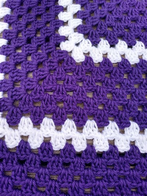 Crochet Purple Blanket
