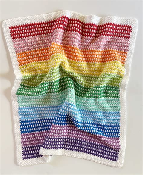 Crochet Rainbow Blanket