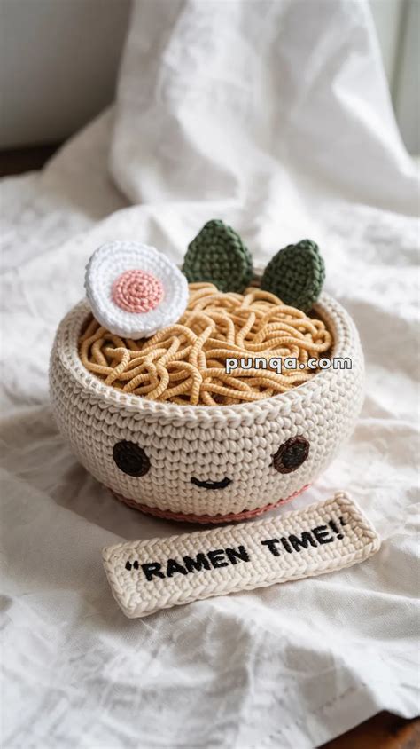 Crochet Ramen Bowl