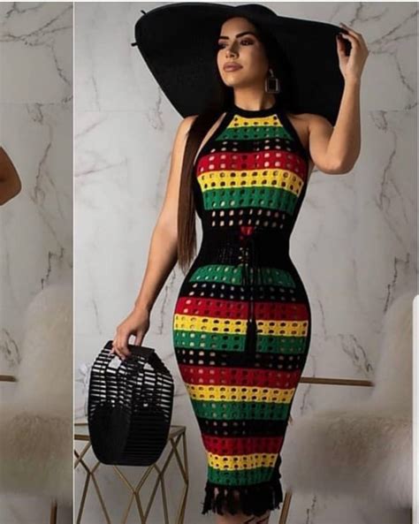 Crochet Rasta Dress