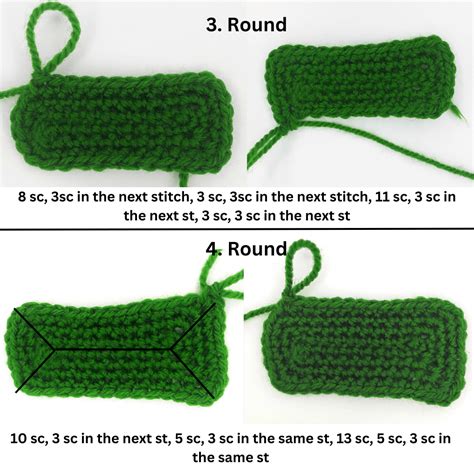 Crochet Rectangle In The Round