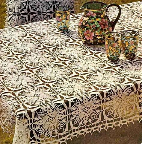 Crochet Rectangle Tablecloth Patterns