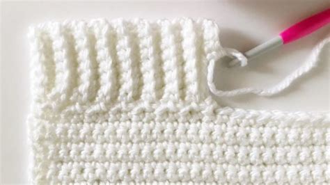 Crochet Rib Border