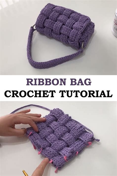 Crochet Ribbon Bag