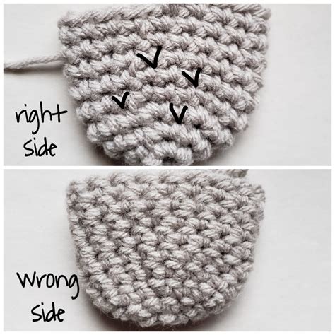 Crochet Right Vs Wrong Side
