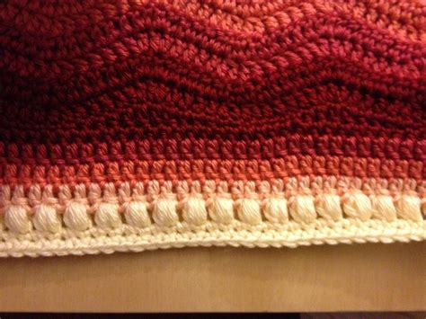 Crochet Ripple Blanket Edging