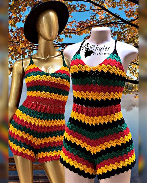 Crochet Romper Womens