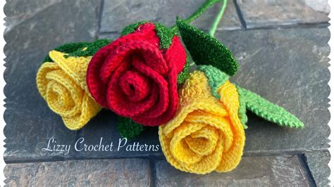 Crochet Rose Buds