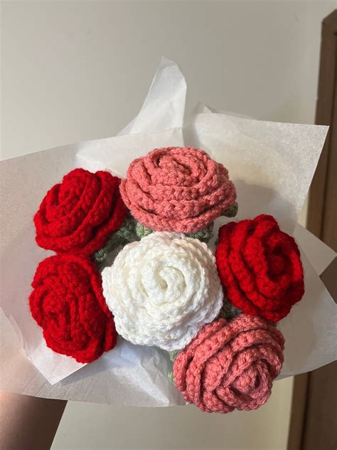 Crochet Roses For Sale