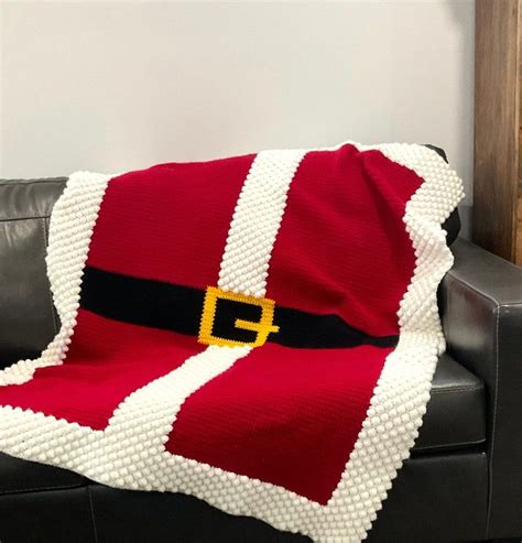 Crochet Santa Blanket