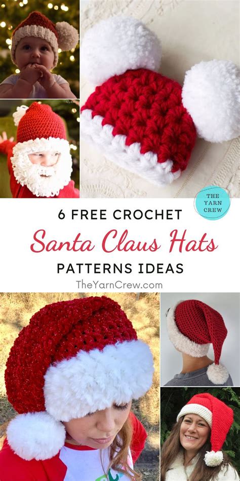 Crochet Santa Claus Hat