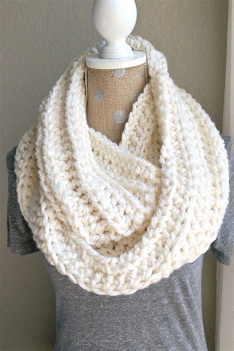 Crochet Scarf Chunky Yarn