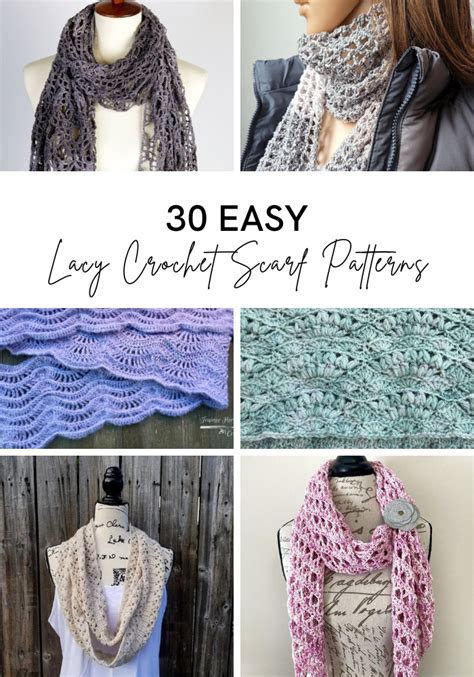 Crochet Scarf Lacy