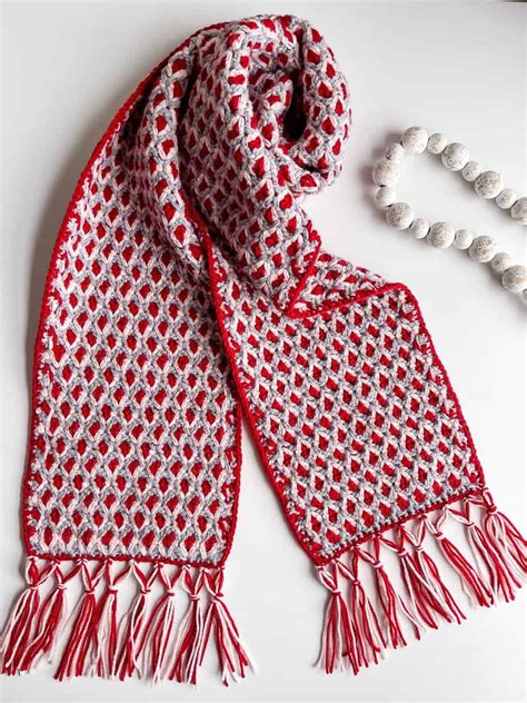 Crochet Scarf With Fringe