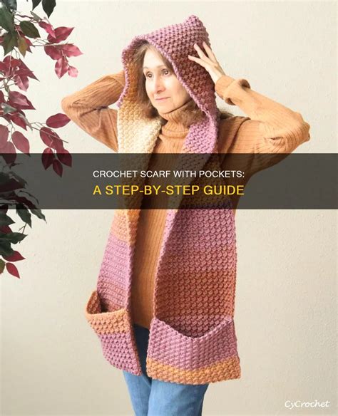 Crochet Scarf With Pockets