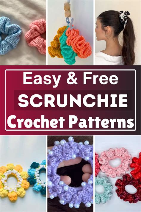 Crochet Scrunchie Pattern
