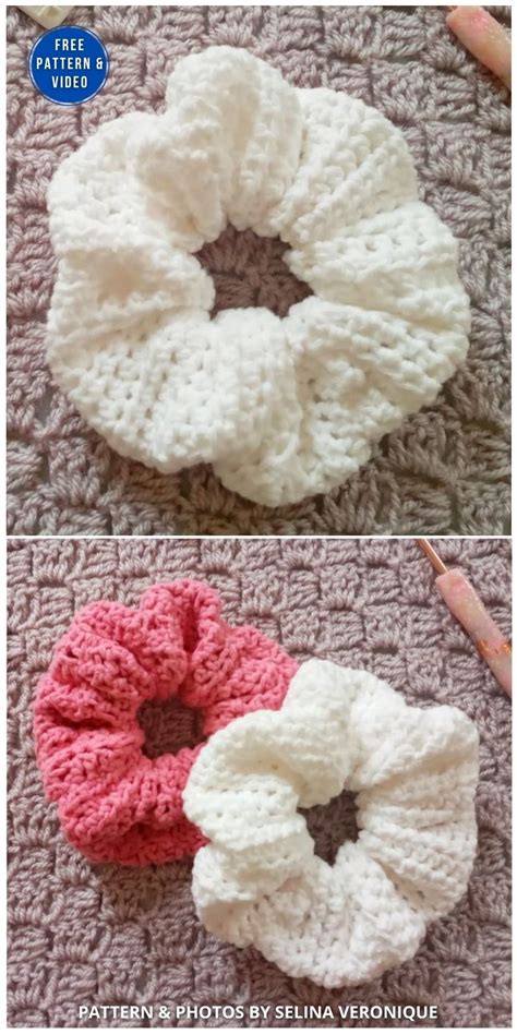 Crochet Scrunchies Free Patterns