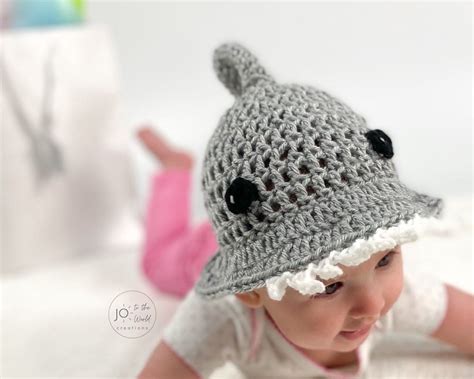 Crochet Shark Hat