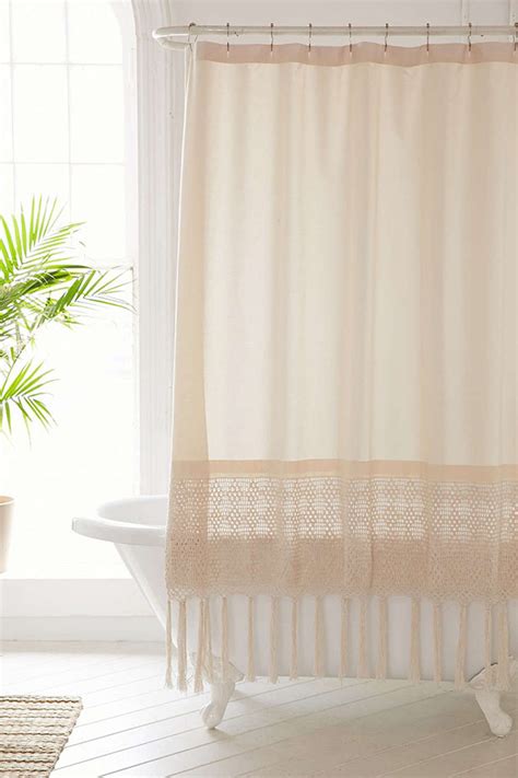 Crochet Shower Curtain