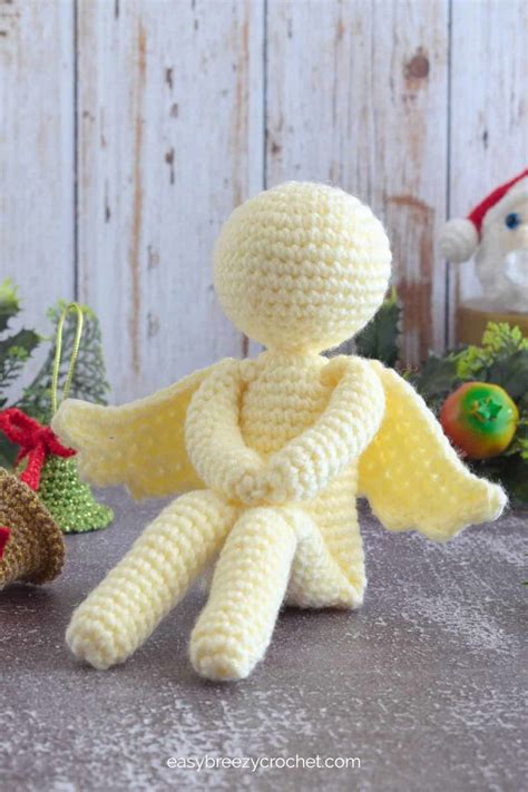 Crochet Sitting Angel Pattern
