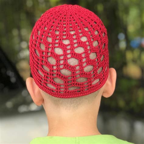 Crochet Skull Cap