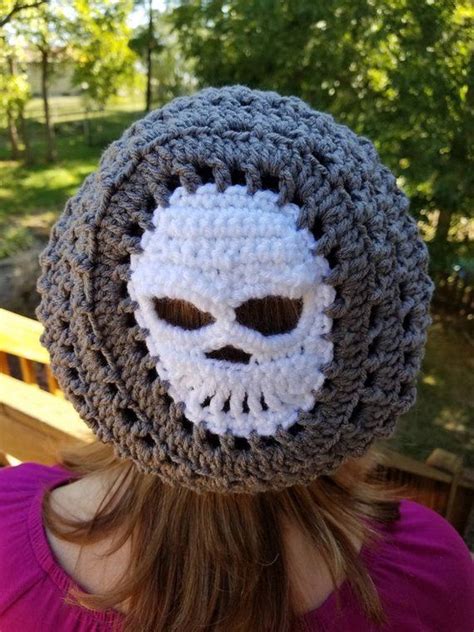 Crochet Skull Hat