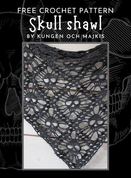 Crochet Skull Shawl Free Pattern