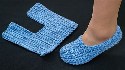 Crochet Slippers Patterns Free Easy One Piece