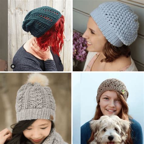 Crochet Slouch Hats