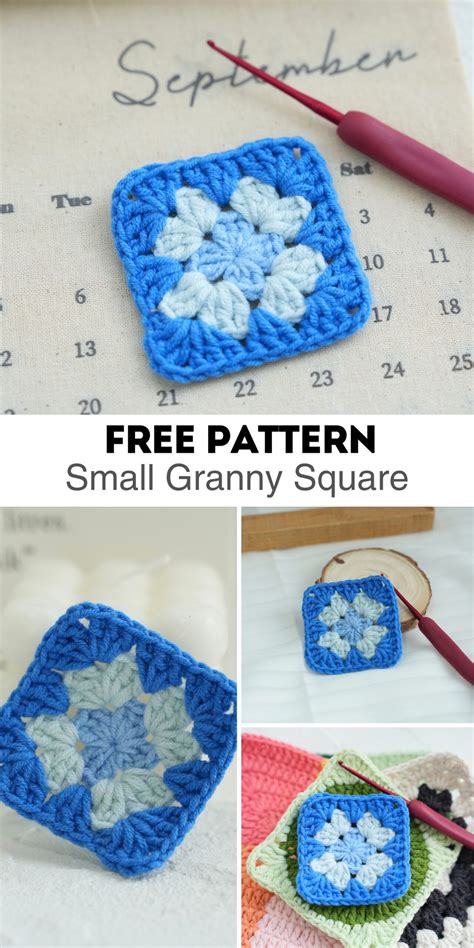 Crochet Small Granny Square