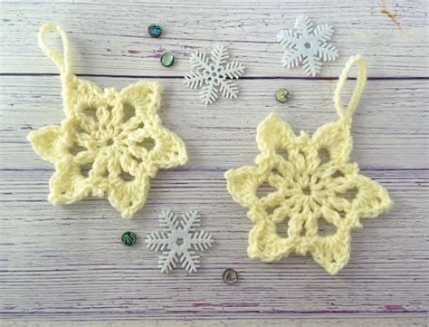 Crochet Snowflake Ornament