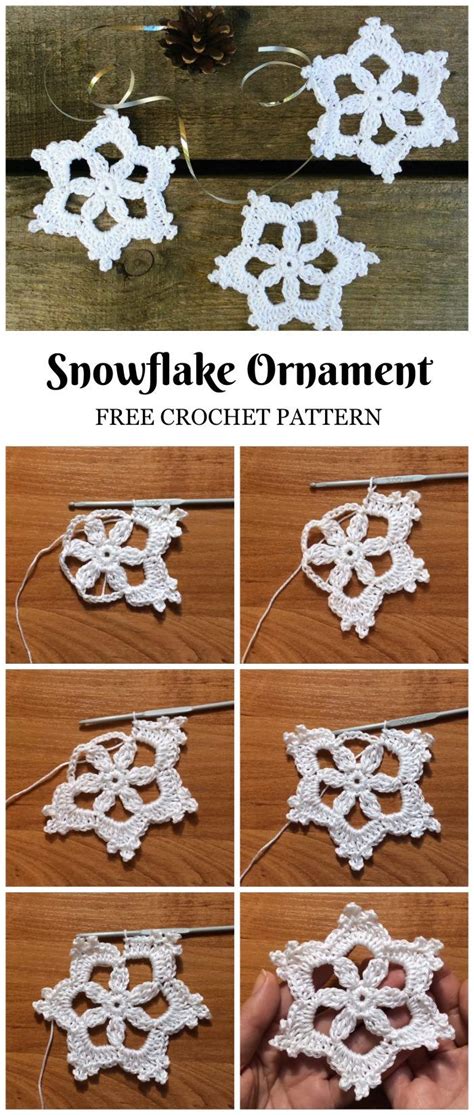 Crochet Snowflake Patterns For Beginners