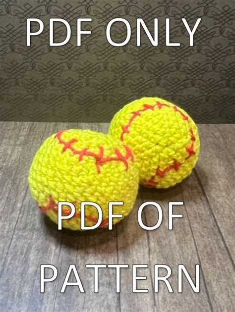 Crochet Softball Pattern