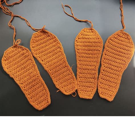 Crochet Soles For Slippers Patterns