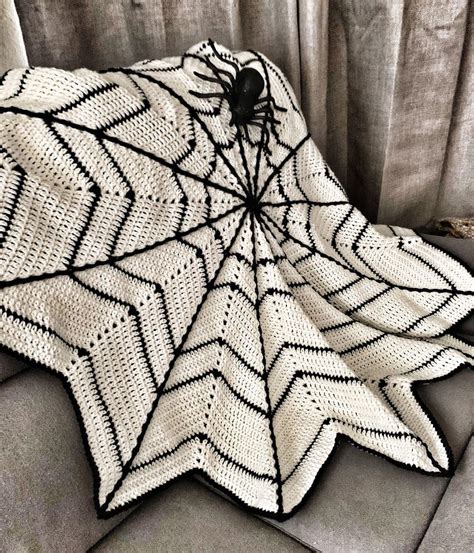 Crochet Spider Web Blanket