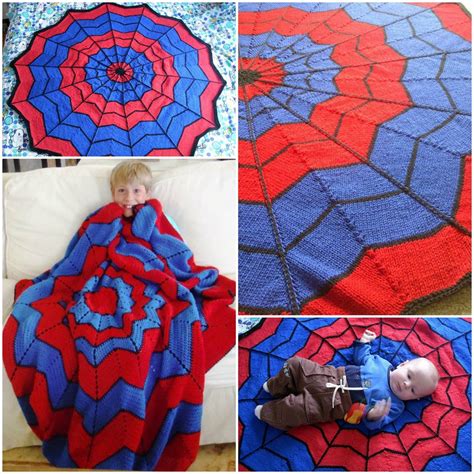 Crochet Spiderman Blanket Free Pattern