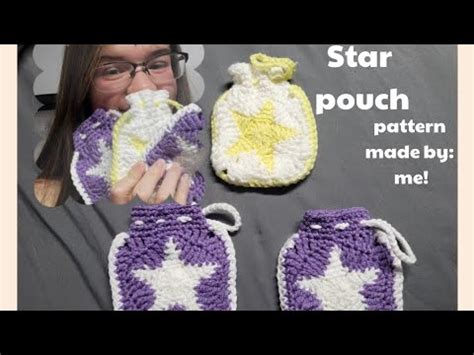 Crochet Star Pouch Pattern