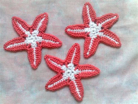 Crochet Starfish Applique