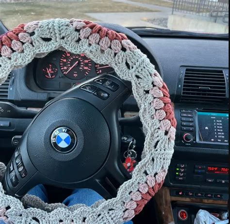 Crochet Steering Wheel